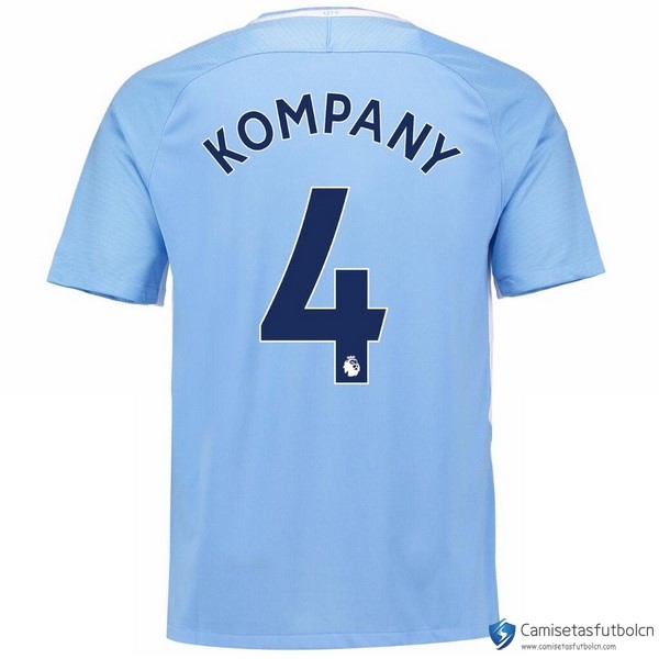 Camiseta Manchester City Primera equipo Kompany 2017-18